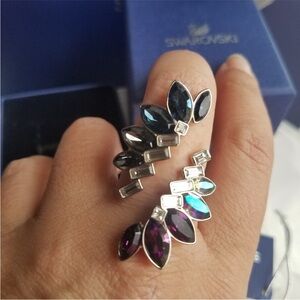 AUTHENTIC Swarovski Cosmic Open Multicolor Rainbow Ring